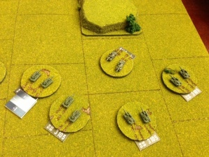 Challenger battalion engages multiple Soviet battalions and hitting them hard