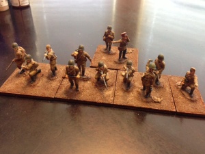 28mm Russians based for Crossfire